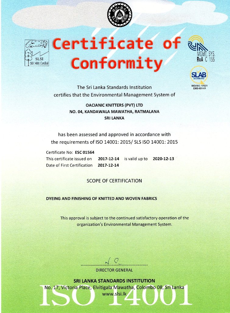 ISO Certificate